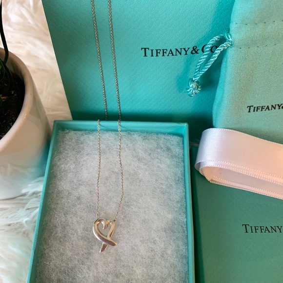Authentic Tiffany & Co. heart necklace sterling925 - Picture 2 of 6